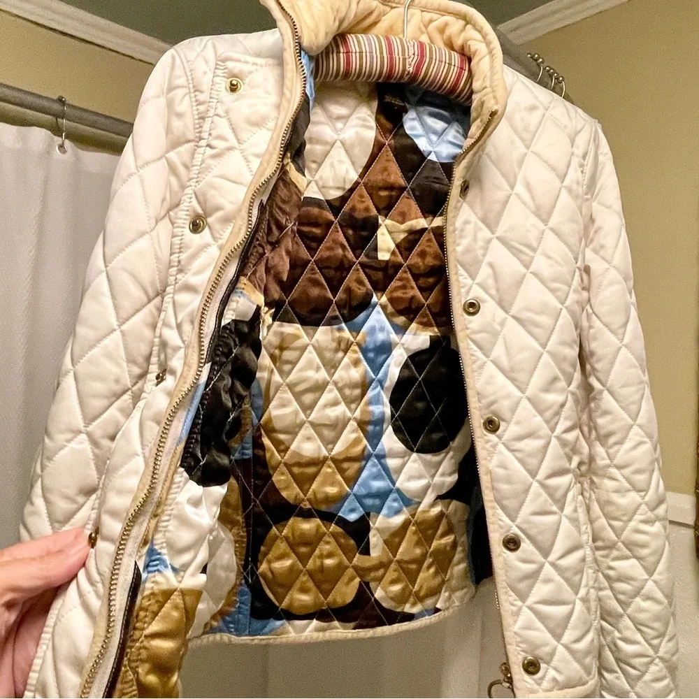 Coach | Vintage Signature Quilted Bomber Jacket, Sz S ♥ Perfect!